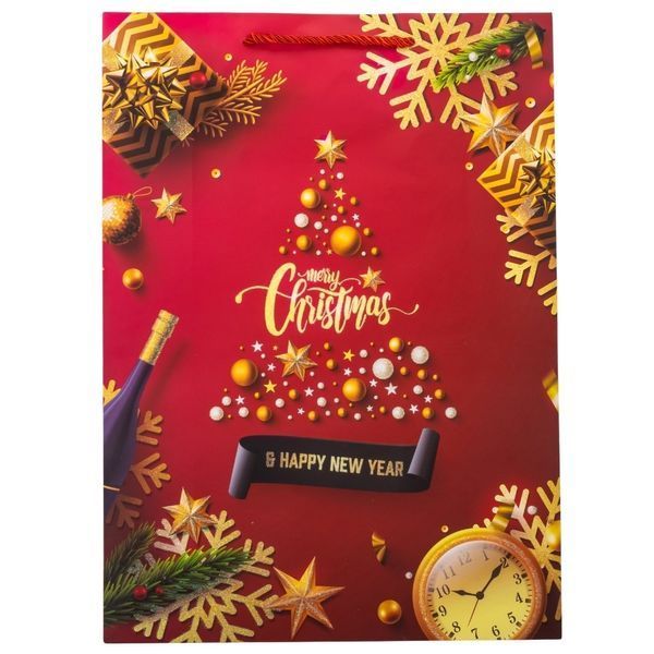 Подарочный пакет "Christmas", 30*41,5 см * Рандомный выбор дизайна (9165-012) E-9165012 фото