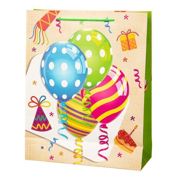 Подарочный пакет "Birthday cake" 31 * 12 * 40 (8814-014) E-8814014 фото