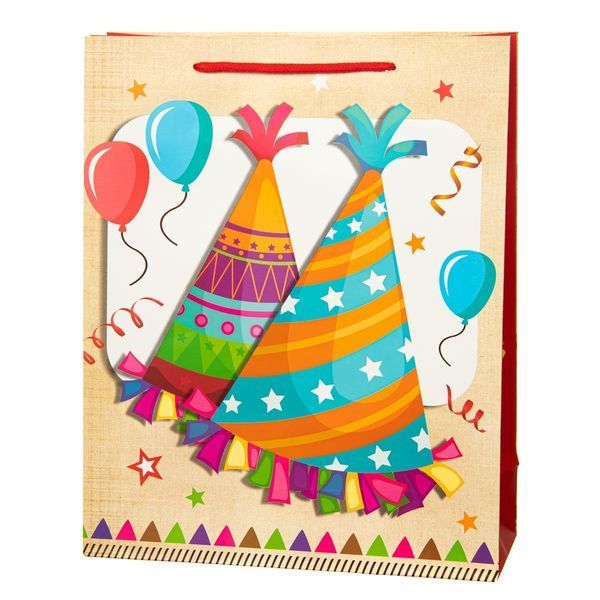 Подарочный пакет "Birthday cake" 31 * 12 * 40 (8814-014) E-8814014 фото