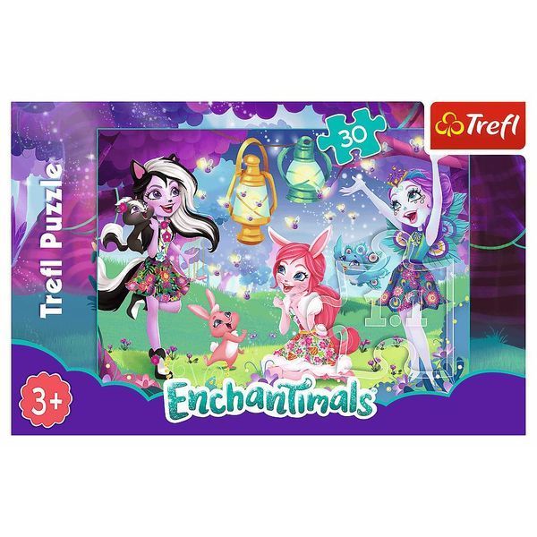 Пазл на 30 элементов "Волшебный мир Enchantimals" (18236), Trefl T-18236 фото