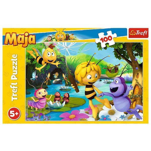 Пазл на 100 елементів "Бджола Майя та друзі" (16361), Trefl T-16361 фото