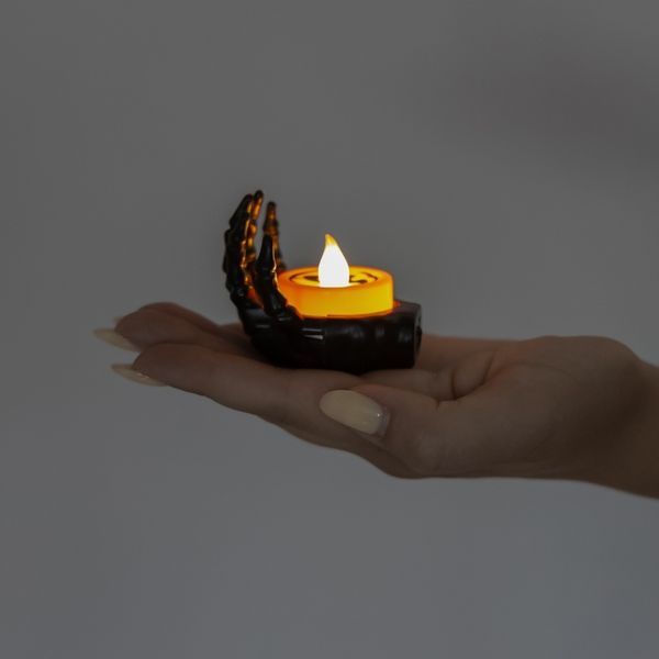 Світлодіодні свічки (LED) "Рука скелета", 5 см (9242-006) E-9242006 фото