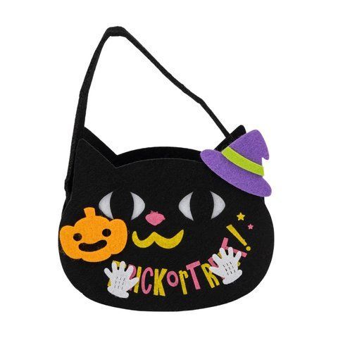 Фетровая корзинка для сладостей "Черная кошечка", 20 см (9243-015) E-9243015 фото