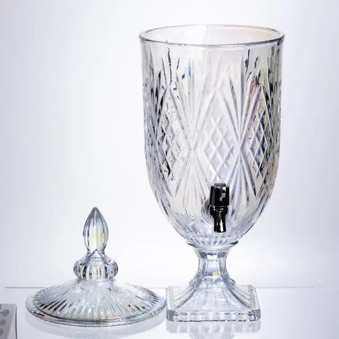 Лимонадниця Crystal Trinity 5 літрів з краном для мохіто молока соку напоїв HP-19-303 L-HP-19-303 фото