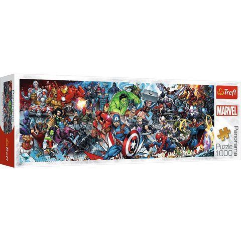 Панорамний пазл на 1000 елементів "Приєднуйтесь до всесвіту Marvel" (29047), Trefl T-29047 фото