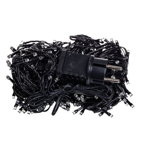 Гірлянда Нитка вулична 30 (м) 300 LED чорний провід Синій CF300L30MBBL L-CF300L30MBBL фото