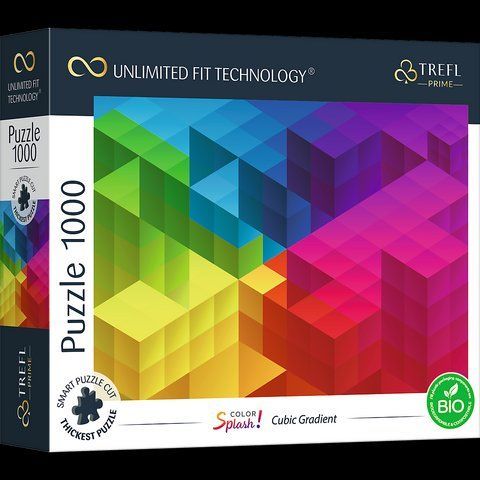 Пазл на 1000 элементов "Кубический градиент" (10700), Trefl Prime T-10700 фото