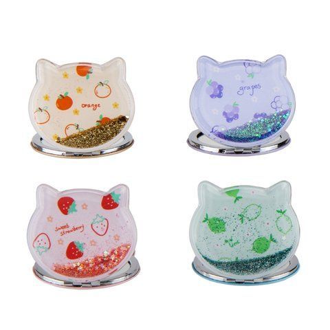 Косметическое зеркальце "Glitter", 7,5 см (9038-004) E-9038004 фото