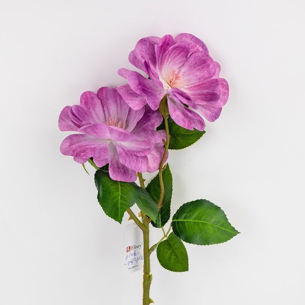 Троянда штучна, фіолетова, 55 см (2028-011/pink-purple) E-2028011/pinkpurple фото