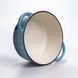 Каструля чавунна 2.5 л емальований з кришкою L-HP-1-14-BLUE фото 5