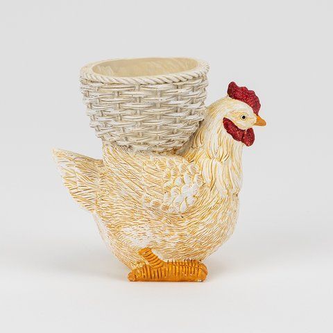 Підставка під яйце "Курочка з корзинкою", 8,5 см (5105-014) E-5105014 фото