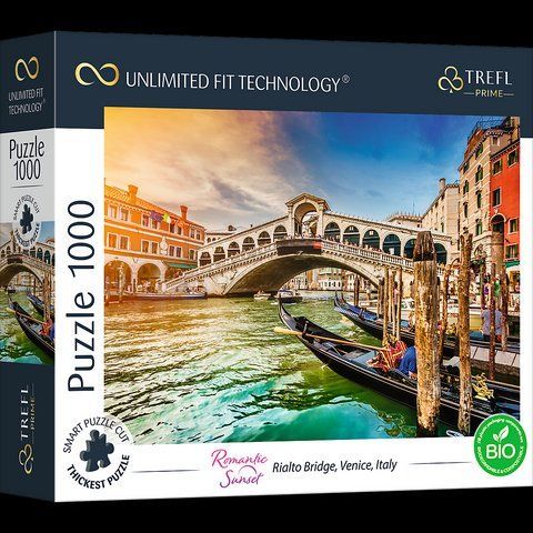 Пазл на 1000 элементов "Мост Риальто, Венеция, Италия" (10692), Trefl Prime T-10692 фото