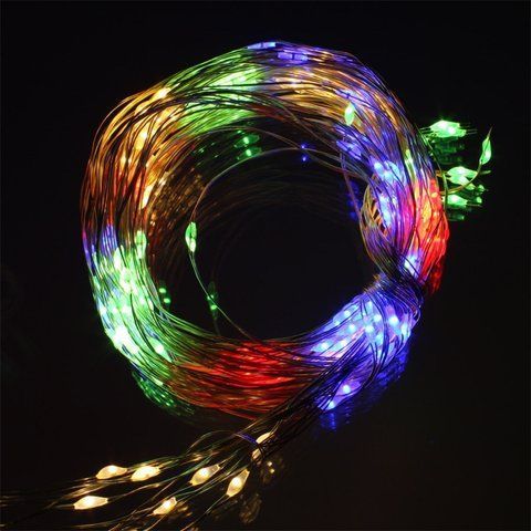 Гірлянда "Роса" 100 LED, різнокольорова, 10 м, від USB (9133-010) E-9133010 фото