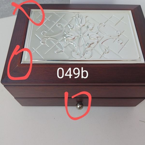 Скринька для прикрас "Лілії", 13*18*9 см (049B) E-049B фото