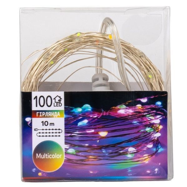 Гірлянда "Роса" 100 LED, різнокольорова, 10 м, від USB (9133-010) E-9133010 фото