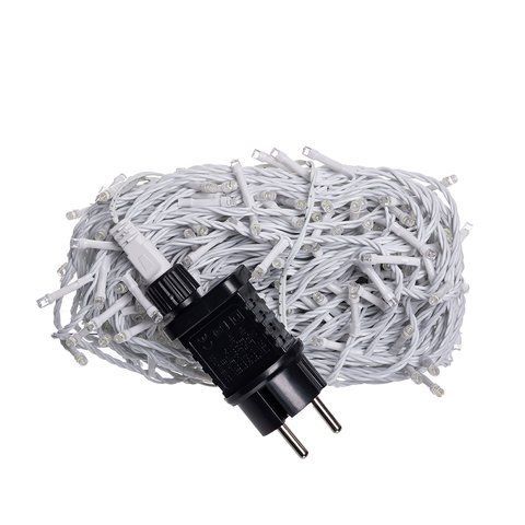 Гірлянда Нитка вулична 30 м 300 LED білий провід Жовтий CF300L30MWY L-CF300L30MWY фото