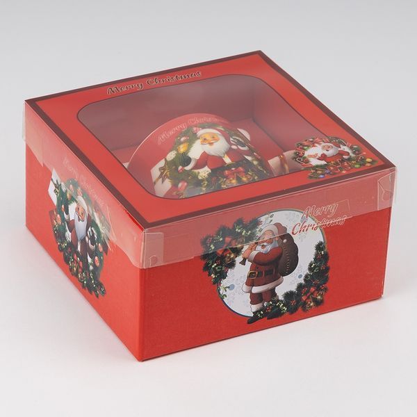 Кружка с ложечкой "Happy Santa", 180 мл * Рандомный выбор дизайна (9250-026) E-9250026 фото