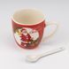 Кружка с ложечкой "Happy Santa", 180 мл * Рандомный выбор дизайна (9250-026) E-9250026 фото 9