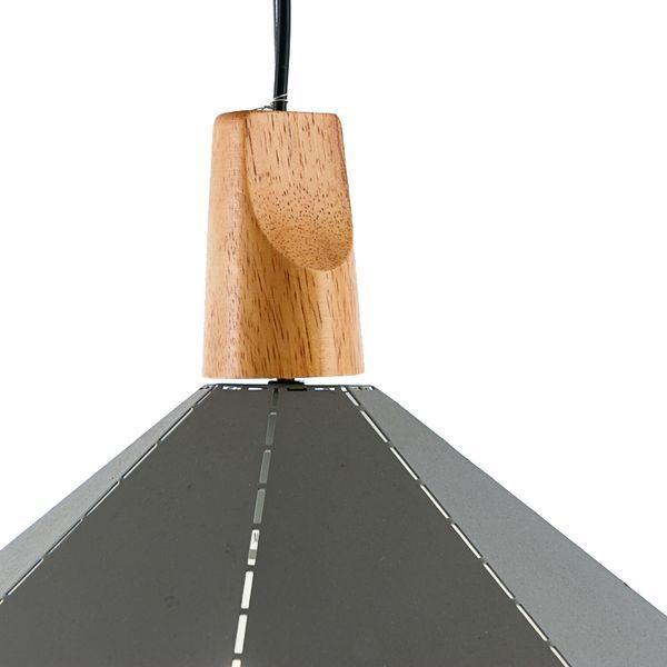 Люстра подвес серая с полигональным дизайном (ZD038B/D400 (grey)) (ZD038B/D400 (grey)) E-ZD038B/D400 (grey) фото