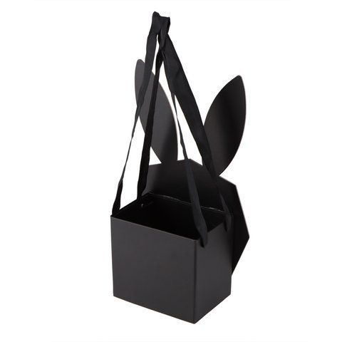 Коробка "Подарок от зайчика", чёрная (8929-015) E-8929015 фото