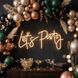 Светодиодная (LED) неоновая вывеска "Let's Party", от USB, оранжевая, 56*24 см (9318-008) E-9318008 фото 1
