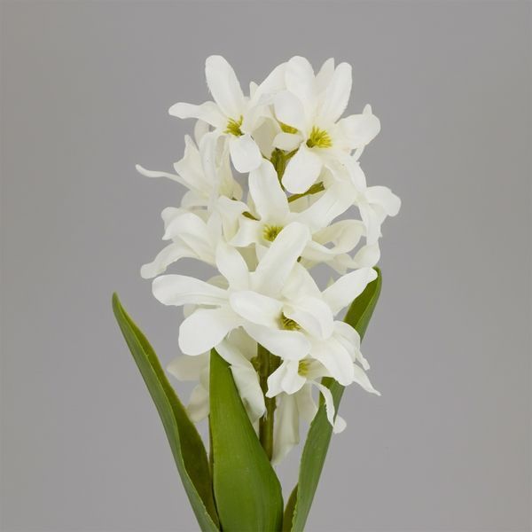 Гіацинт штучний з цибулиною, білий, 35 см (2028-029/white) E-2028029/white фото