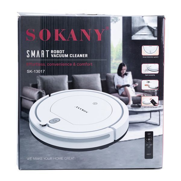 Робот-пилосос Sokany SK13017B чорний L-SK13017B фото