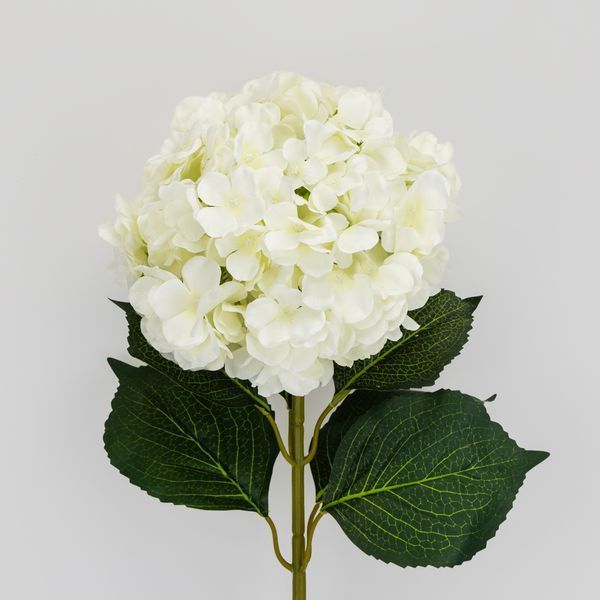 Штучна гортензія з найбільшим бутоном, біла, 93 см (2035-001/white) E-2035001/white фото