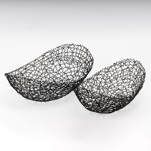 Набор с 2 фруктовниц "Черное кружево", 23 * 34 см СПАСЕННАЯ ПОЗИЦИЯ (9290-012) E-9290012 фото