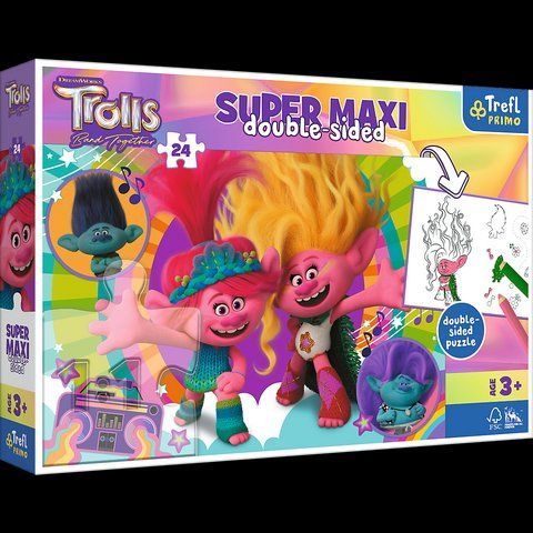 Игровой пазл "Счастливый день троллей" (41017), Trefl Primo T-41017 фото