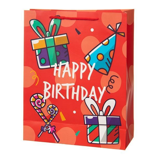 Подарунковий пакет "Birthday gifts" 26 * 10 * 32 (8814-015) E-8814015 фото