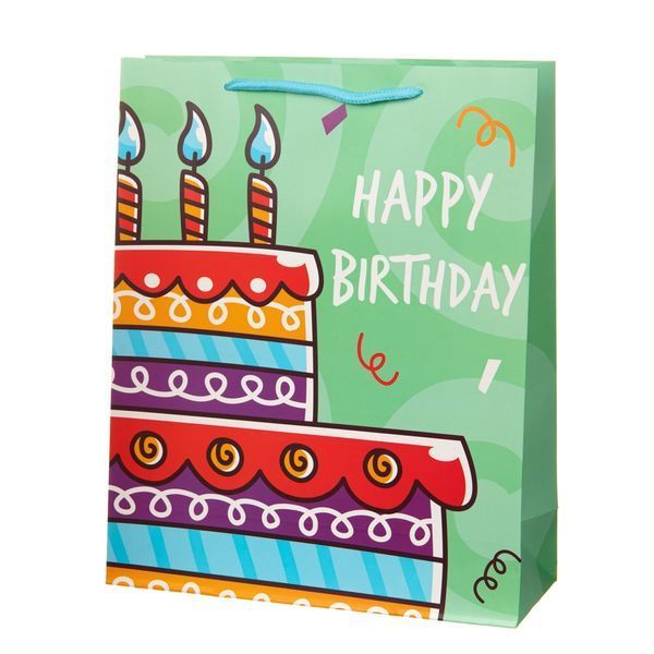 Подарунковий пакет "Birthday gifts" 26 * 10 * 32 (8814-015) E-8814015 фото