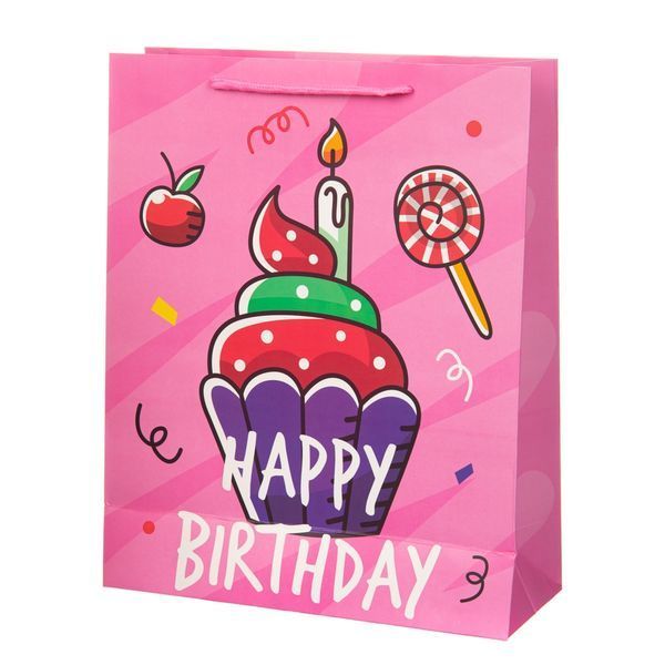 Подарунковий пакет "Birthday gifts" 26 * 10 * 32 (8814-015) E-8814015 фото