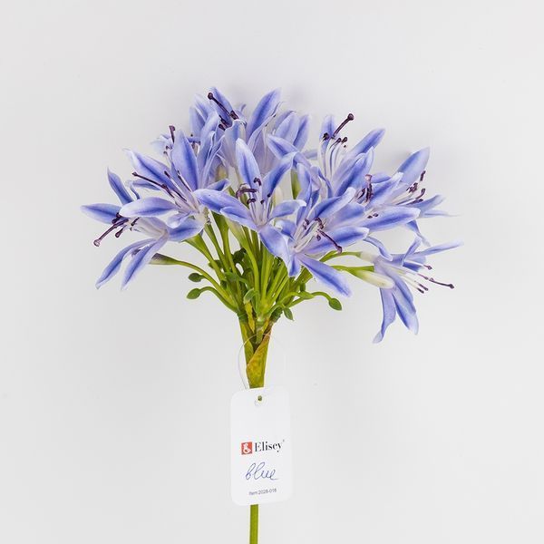 Агапантус искусственный, голубой, 57 см (2028-018/blue) E-2028018/blue фото