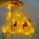 Гірлянда-штора "Сніговики", 110 LED, жовта, 3 м, від електромережі (9133-029) E-9133029 фото 4
