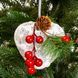 Ялинкова іграшка "Ягідне серце" (001NZK) E-001NZK фото 2
