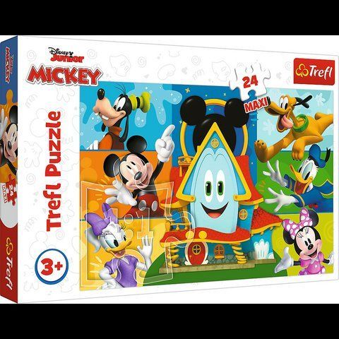 Пазл на 24 maxi элемента "Микки Маус и друзья" (14351), Trefl T-14351 фото