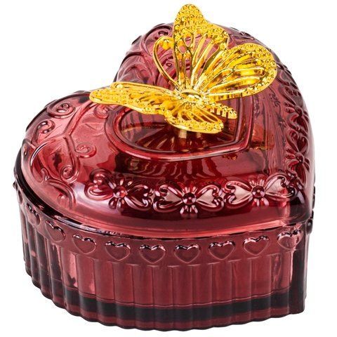 Конфетница "Романтическая душа", бургунди, 8,5 см (9157-035) E-9157035 фото