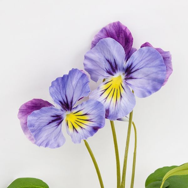 Фиалки искусственные, фиолетово-синие, 30 см (2028-024/purple-blue) E-2028024/purpleblue фото