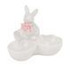 Подставка для 3 яиц "Белый кролик", белая, 10 см (5009-002) E-5009002 фото 2