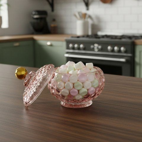 Цукерниця "Фенікс", рожева, 12 см (9157-049) E-9157049 фото