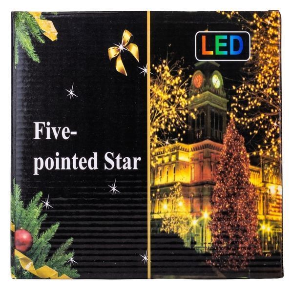 Гірлянда-штора "Зірки", 140 LED, жовта, 3,2 м від електромережі (9133-032) E-9133032 фото