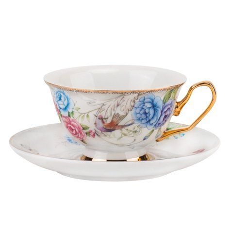 Порцелянова кружка з блюдцем &ldquo;Royal Sip&rdquo;, 200 мл (9217-009) E-9217009 фото