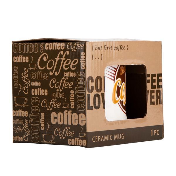 Кружка "Premium coffee", 320 мл * Рандомний вибір дизайну (9070-010) E-9070010 фото