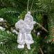 Набір прикрас "Срібні фігурки Діда Мороза" (013NR/silver) E-013NR/silver фото 2
